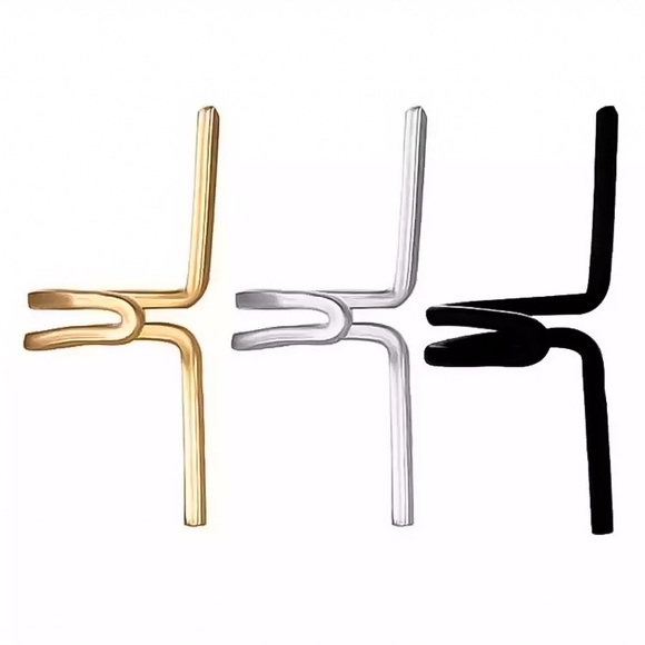 🔴𝟭𝟬/$𝟮𝟱🔴NEW Gold Swirl Cuff Simple Wrap Tragus Earring - Picture 6 of 9